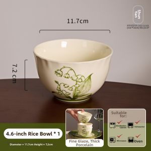 Elegant French Style Ceramic Dinnerware Set