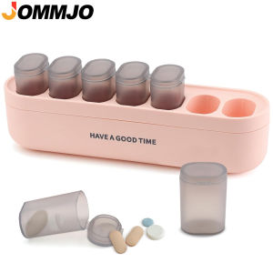 Weekly Medicine Pills Box Pill Case Drug Dispense Mini Portable Pills Organizer Case 7 Grids PillBox Tablet Storage Container