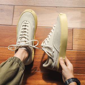 Breathable Canvas Mens Shoes Summer Low-Top Board Shoes Retro Sports German Training Shoes Japanese Style Youth Online Exclusive