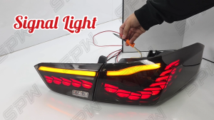 Honda City Sedan (2020-2025) Dragon Scale Tail Lamp Tail Light Taillamp Taillight Dynamic LED DRL Sequential Running Signal Brake Light 2020 2021 2022 2023 2024 2025 GN2 GN3