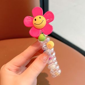 Móc Tóc Cao Su Đàn Hồi Cho Trẻ Em Phụ Kiện Tóc Không Gây Tổn Thương Cho Tóc Móc Tóc Dây Điện Thoại Mới 2024 Móc Tóc Cao Su Mềm Mại Cho Bé Gái