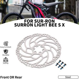 Motorcycle Aluminum Front Rear Brake Disc Rotors motocross accessories For Surron sur-ron Electric Dirt bike parts