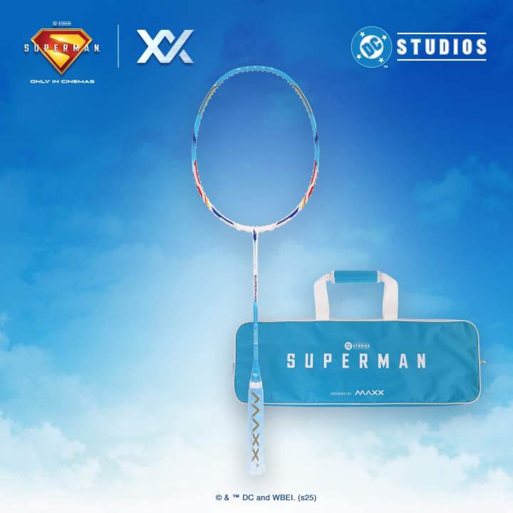 Maxo Racquet MAXX SUPERMAN EDITION BADMINTON RACQUET (100% AUTHENTIC) | Lazada