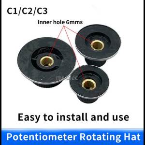 Wholesale With dial potentiometer/C3 Industrial potentiometer knob/axle shaft diameter 6MM