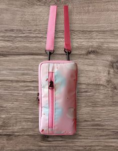 tas phone wanita gantung leher/ hanging wallet pullprint