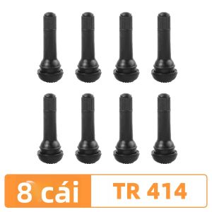 Bộ Van Lốp Xe Yitong Snap-in - 4/8/24 CÁI TR413/TR414 Đầu Nối Cao Su Không Săm Cho Sửa Chữa Vành Bánh Xe Ô Tô Phụ Kiện Ô Tô Bền Bỉ