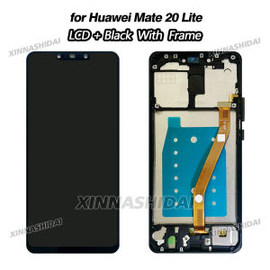 For HUAWEI Mate20 Lite SNE-AL00 SNE-LX1 LX2 LX3 LCD Display Touch Screen Frame Battery Cover Housing Digitizer Replacement Parts