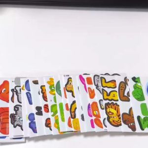 Bevavar DIY Mainan Puzzle 3D Motif Dino Serangga Pesawat Lucu Mainan Edukasi Jigsaw Puzzle