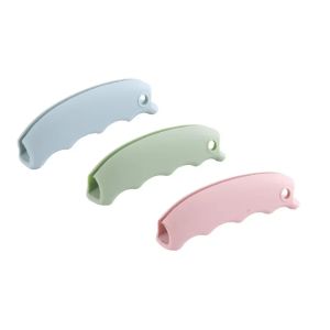 XMSJ | 2/3Pcs Comfortable Portable Silicone Mention For Shopping Bag Protect Hands Trip Grocery Bag Holder Clips Handle Carrier