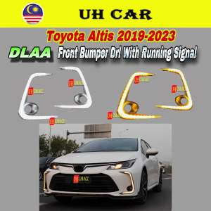 (DLAA) Toyota Corolla Altis 2019 - Present Front Bumper Led Drl Daylight With Running Signal Light