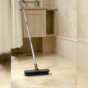 360° Rotatable Bathroom Floor Brush With Clip 2 In 1 Wash the floor Brush the ground Seam Tile Long Handle Wall Wash