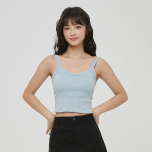 Lizida thường đa năng dây đeo vai rộng yếm cố định miếng đệm ngực thoáng khí thoải mái vest đàn hồi cao mặc áo ngực bên trong đồ mặc ngoài thân thiện với da mỏng phù hợp với xe tăng