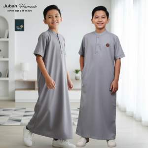 Tabina Jubah Gamis Anak Laki Laki dan Remaja Lengan Pendek Seri Hamzah usia 2 hingga 14 tahun
