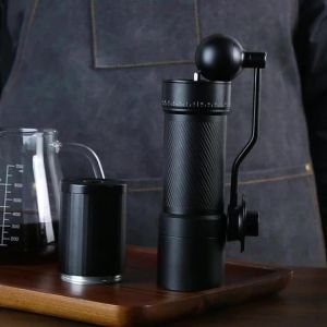 Dual-Mode (Manual/Auto) Coffee Grinder 10 Pins Adjustable Stainless Steel Efficient Coffee Bean Grind
