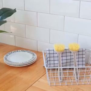 MixHome Stove Cleaning Brush / Kitchen Pot Washing / Washbasin / Berus Pembersih Dapur / Cuci Periuk / Singki / 厨房清洁洗碗刷可挂式不沾油长柄灶台清洁刷