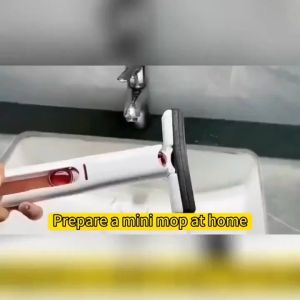 ForestM มินิม็อบ ม็อบ ระบบหัวฉีด ไม่มีการบิด ง่ายต่อการพกพา การดูดซึมน้ำที่ดี ไม่มีการบีบด้วยมือ ขนาดเล็ก ง่ายต่อการพกพา ใช้สำหรับทำความสะอาดกระจก