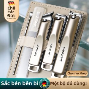 Large Portable Slant-Edge Nail Clippers Set