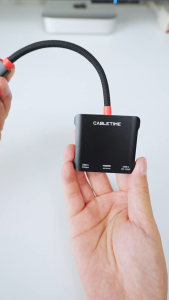 CABLETIME USB C to HDMI PD USB 3.0 3In1 for NES Switch Oled 2