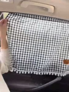 COD 2PCS Car Curtain Window sale Sunshade Curtain Suction Cup Magnetic Suction Side Curtain Universal Private Sunshade 50*70cm Free Shipping sale