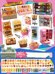 Miniature Simulation Food Play Set