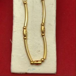 สร้อยคอทองแฟชั่น ความยาว 17 นิ้ว ตะขอก้ามปู ชุบทอง ใส่ในชีวิตประจำวันได้ ทองปลอม ใส่แทนของจริงได้ พร้อมส่ง