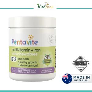Pentavite Multivitamin + Iron Kids 60 Chewable Tablets Australia [EXP 01/2027]