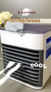 Air Cooler Fan AC Mini Portable Kipas Penyejuk Pendingin Ruangan