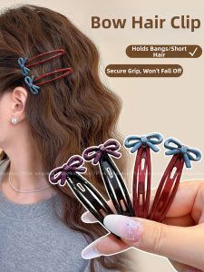 PINK EMPRESS | Unique Stylish Bow Hair Clip For Side Bangs And Flyaways
