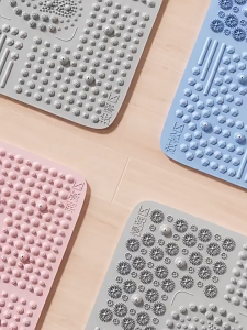 UPRO Foot Massage Mat 90*76CM Foldable Toe Pressure Mat Super Jogging Foot Step Weight Loss Free Sports socks