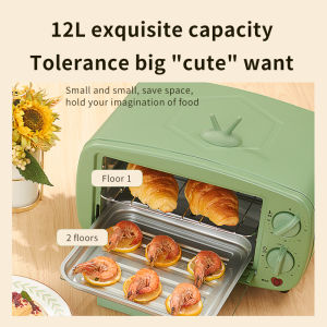 Kesun/TO-099 New Electric Oven 12L Household Small Mini Multifunction Oven Automatic Double Layer Cake Baking Machine