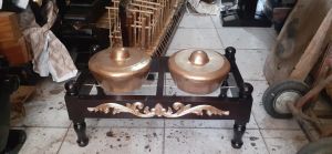 kenong jaranan isi 2 buah bahan besi galpanis
