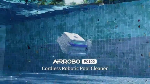 🇸🇬 [READY STOCK]AIRROBO PC10 Cordless Robotic Pool Cleaner Runtime Wall Climbing Intelligent Route Planning Vacuum Robot