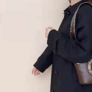 BJ65341 - BLACK/COFFEE TAS SLEMPANG HANDBAG TAS WANITA FASHION IMPORT MODIS ELEGAN TERMURAH TERLARIS TERBARU TAS BATAM ZCJ5341