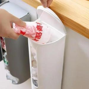 1 Pcs Household Kitchen Garbage Bag Storage Box Pull-out Plastic Collector Wall Mounted Underwear Socks Organizer Box