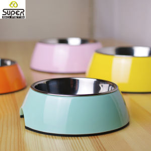 Supemoto Dog Basin Dog Bowl Pet Stainless Steel Non Slip Large Teddy Small Large Dog Drinking Water Feeding Cat Bowl Cat Basin