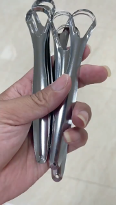 Dụng cụ cạo lưỡi inox bàn chải vệ sinh lưỡi sạch sẽ loại bỏ vi khuẩn tránh hôi