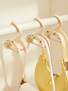 No-Trace Arch Shaped Bag Hook for Scarf Tie Clothes Storage Organizer Plastic Material No-Drilling Required by Xiaohuang Brand