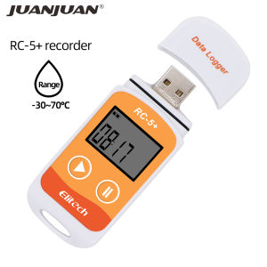 Elitech RC-5+ USB Data Logger Recorder PDF Reusable Temperature Data Logger Upgrade for Refrigeration Cold Chain Transport Labs