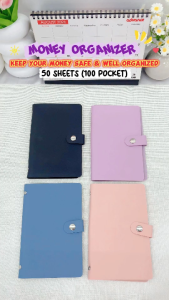 FCI Money Organizer 50sheets (100 Pocket)Compact Design Neat Arrangement Reusable Portable Place bills coins and other small money essentials