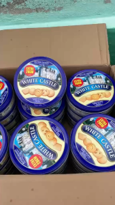 24 ชุดกล่องคุกกี้เนยสด คุ้กกี้พระราชวัง วันที่ขายยกลัง White castle butter cookies
