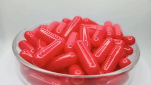 1000pcs Size 0 Light Red OSPA High Quality Empty Gelatin Capsule