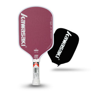 Kawasaki | Vợt Pickleball Kawasaki KING 6 Lõi Tổ Ong PP 14mm Mặt Carbon T700 Cấp Độ Thi Đấu Chuyên Nghiệp Kích Thước 420x190mm Trọng Lượng 230g