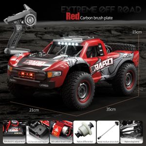 Kmoist | JJRC Q130 PRO Big RC Car Short Course Truck High Speed All Terrain Off Road Vehicle Remote Control Cars with Light Toys for Boys