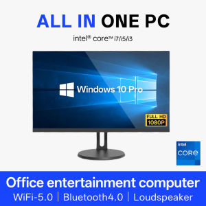 Hongming HT-J27" inch All in one PC， intel core i5 12400 RAM/16G/32G DDR4 SSD/512G/1TB windows 10 ProDesktop Computers