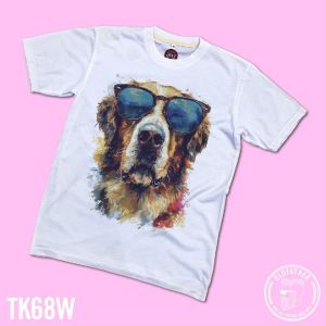 เสื้อยืดคอกลมแขนสั้น ผ้าTK พิมพ์ระบบ Sublimation นุ่ม สวมใส่ สบาย ระบายอากาศไม่ร้อน ( รหัสสินค้า TK 68 )