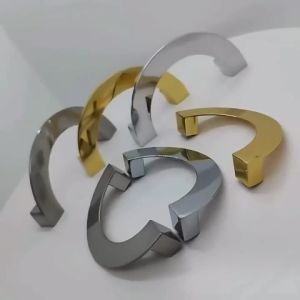 Gagang Pintu Lemari Golden Setengah Lingkaran & Handle Laci Lemari Mewah