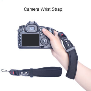 Huife สายรัดข้อมือแบบถอดออกได้นีโอพรีนสายกล้องคล้องข้อมือสำหรับ Canon Nikon Sony Fujifilm DSLRs สายรัดข้อมือเดี่ยวไร้กระจก
