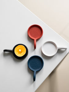 Hộp Đựng Nến Gốm Phong Cách Trung Quốc Ấm Áp Đế Bếp Rượu Cách Nhiệt Khay Nến Nhỏ Trang Trí Truyền Thống Phụ Kiện Gia Đình