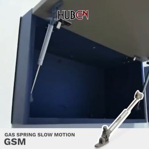 HUBEN GSM-150 GAS SPRING SLOW MOTION 12 INCHI X 150 NEWTON - HIDROLIK JOK MOTOR PINTU KABINET LEMARI