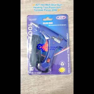 JOT Hot Melt Glue Gun Heating Tool Pistol Lem Tembak Panas 20W - QT-302